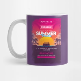 Beachclub Flyer Mug